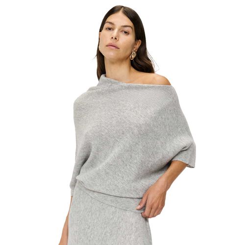 Veronika Maine Asymmetric Knit Top